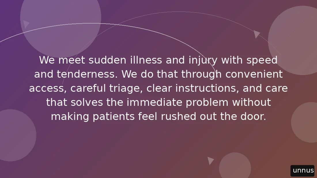 Picture of urgent care mission statement Picture of urgent care mission statement