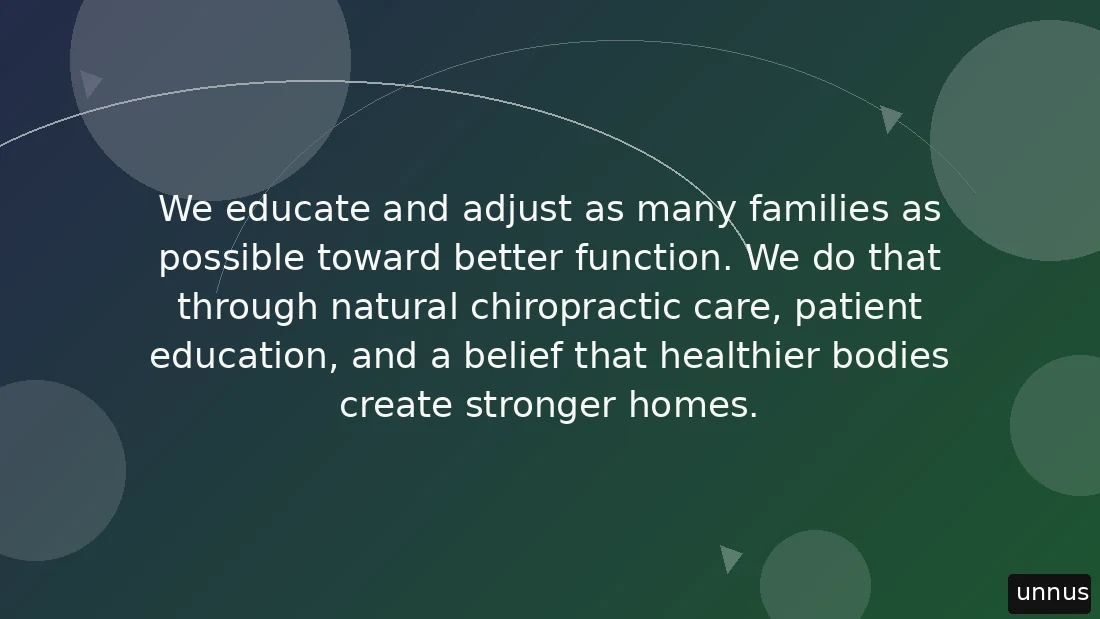 Picture of chiropractic mission statement Picture of chiropractic mission statement